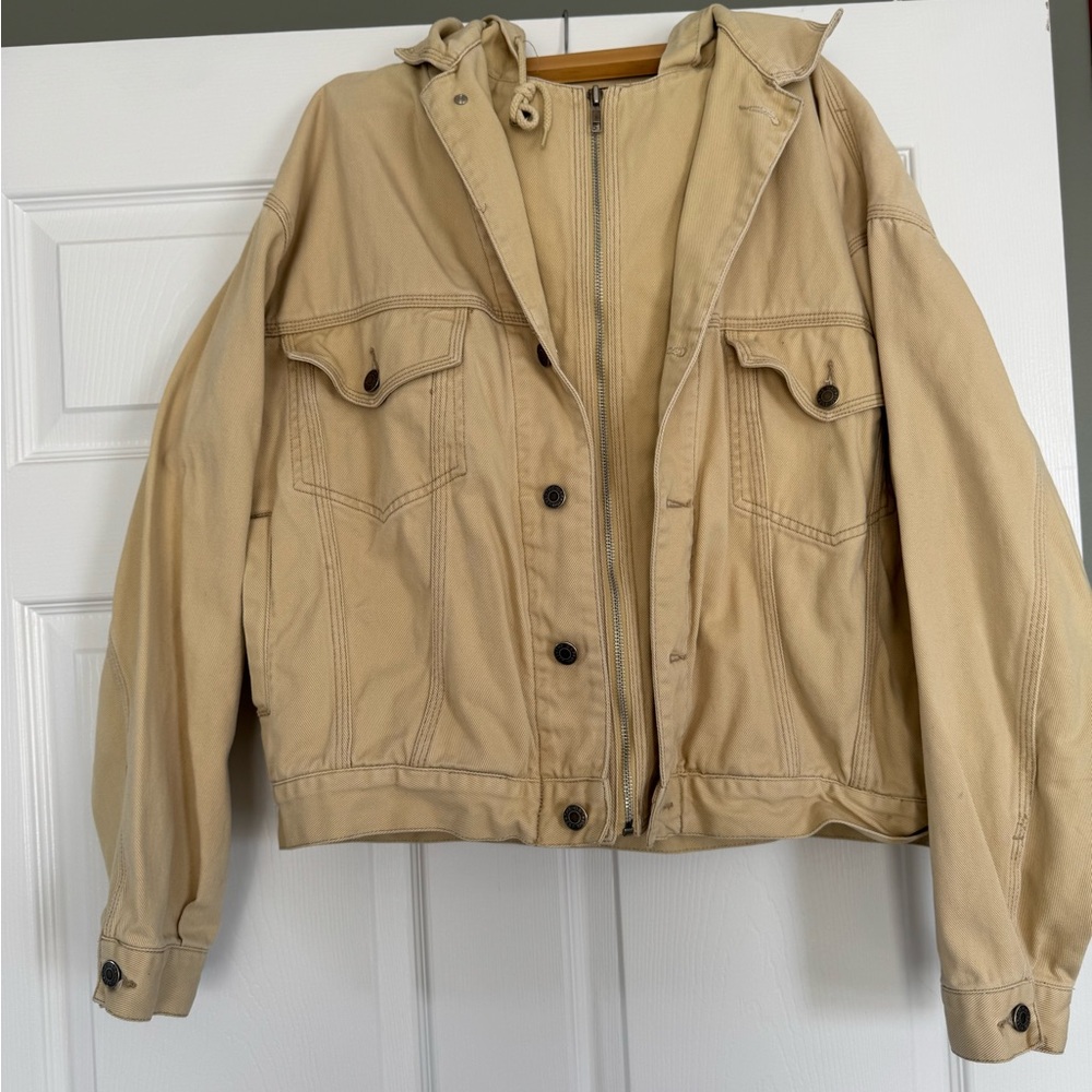 Vintage Gap Hooded Jean Jacket